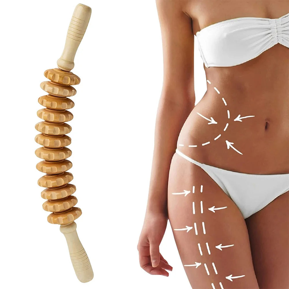 Adrinalin Gebogener Stab für Lymphdrainage & Anti-Cellulite