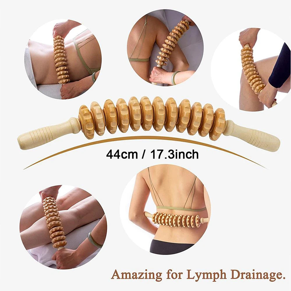 Adrinalin Gebogener Stab für Lymphdrainage & Anti-Cellulite