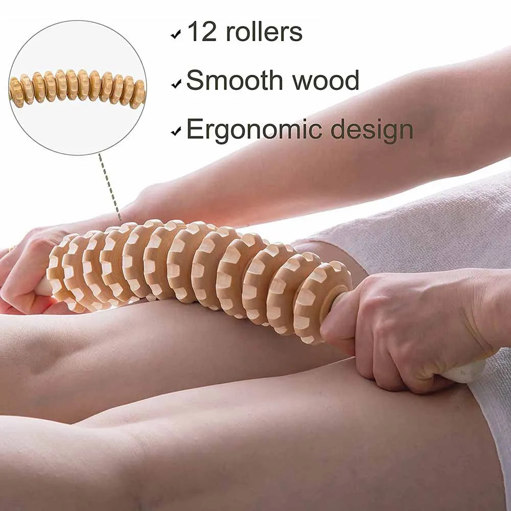 Adrinalin Gebogener Stab für Lymphdrainage & Anti-Cellulite